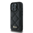 Case Guess GUHCP16LPSQSQSK Apple iPhone 16 Pro hardcase Quilted Metal Logo black