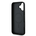 Case Guess GUHMP16MPGHSMMK Apple iPhone 16 Plus hardcase Grained Ring MagSafe black