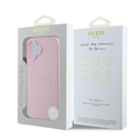 Case Guess GUHMP16MPGHSMMP Apple iPhone 16 Plus hardcase Grained Ring MagSafe pink
