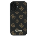 Case Guess GUHMP16MPGPYSK Apple iPhone 16 Plus hardcase PU Peony Script MagSafe black