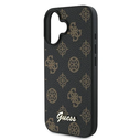 Case Guess GUHMP16MPGPYSK Apple iPhone 16 Plus hardcase PU Peony Script MagSafe black