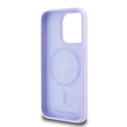 Case Karl Lagerfeld KLHMP15LSCMKCRHU Apple iPhone 15 Pro hardcase Silicone Karl&Choupette Heads Ring MagSafe purple