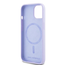 Case Karl Lagerfeld KLHMP15SSCMKCRHU Apple iPhone 15 hardcase Silicone Karl&Choupette Heads Ring MagSafe purple