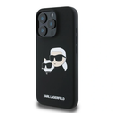 Case Karl Lagerfeld KLHMP16XSKCHPPLK Apple iPhone 16 Pro Max hardcase Silicone Double Heads Print MagSafe black