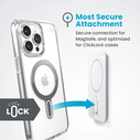 Speck Everywhere Mount + ClickLock MagSafe magnetic holder (white)