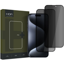 Hofi Anti Spy Glass Pro+ Apple iPhone 16 Privacy [2 PACK]