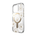 Speck Presidio Lux ClickLock & MagSafe Apple iPhone 16 Pro (Sunshine Daisies / Clear / Gold)