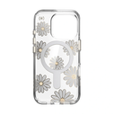 Speck Presidio Lux ClickLock & MagSafe Apple iPhone 16 Pro (Sunshine Daisies / Clear / Gold)