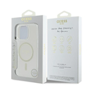 Guess GUHMP16LHFGERET Apple iPhone 16 Pro hardcase IML Glitter Circle MagSafe clear