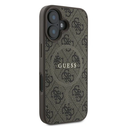Guess GUHMP16MG4GFRW Apple iPhone 16 Plus hardcase 4G Ring Classic Logo MagSafe brown