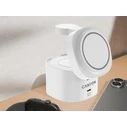 Canyon 4-in-1 30W Wireless Charging Station with 1m Cable, White