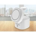 Canyon 4-in-1 30W Wireless Charging Station with 1m Cable, White