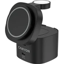 Canyon 4-in-1 Wireless Charging Station 30W with 1m Cable - Black