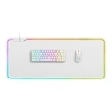 Deltaco Gaming Μαξιλάρι Ποντικιού USB RGB (λευκό) - GAM-079-W