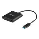 Αντάπτορας USB StarTech USB 3.0 to Dual HDMI Adapter - 4K 30Hz Black