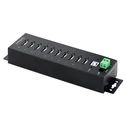 USB Hub StarTech 10-Port Industrial 2.0 Hub, Rugged USB Hub w/15kV Air/8kV