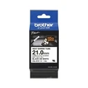 Ταινία Ετικετογράφου Brother P-Touch HSe-251E - Roll 2.1cm x 1.5 m - Black to White