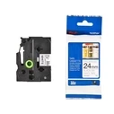 Ταινία Ετικετογράφου Brother P-Touch TZe-N251 - 24 mm x 8 m - Black to White