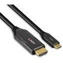 Καλώδιο HDMI Lindy 3m Type-C to HDMI 8K60