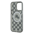 Karl Lagerfeld KLHMP15LHMCKMHK Apple iPhone 15 Pro IML Monogram Karl&Choupette Head MagSafe black