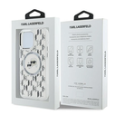 Karl Lagerfeld KLHMP15LHMCKMHT Apple iPhone 15 Pro IML Monogram Karl&Choupette Head MagSafe transparent