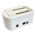 Docking Station Σκληρών Δίσκων LC-Power USB 3.2 2,5"/3,5" SATA/SSD (White)