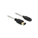 Καλώδιο Firewire Delock FW400 6Pin -> FW800 9Pin M/M 2.00m