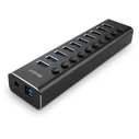 USB Hub Lindy 10 Port USB 3.0 with on/off switches