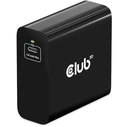 Φορτιστής Πρίζας Club 3D 1xUSB Typ C, PD 140W(Black)