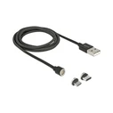 Καλώδιο USB Delock magnetic charging/data > Micro-B/USB-C
