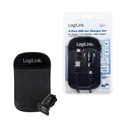 Φορτιστής Αυτοκινήτου Logilink USB Kfz 2x USB-Port, 10.5W + anti-slip mat