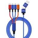 Καλώδιο USB Smrter Hydra ELITE 6in1 Nylon-Typ Lightning, multi