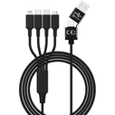 Καλώδιο USB Smrter Hydra ELITE 6in1 Nylon-Typ USB-C, black