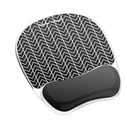 Mousepad Fellowes Mousepad-Handgelenkauflage Zick-Zack 20,20x23cm