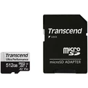 Κάρτα Μνήμης microSD 512GB Transcend SDXC USD340S w/Adapter