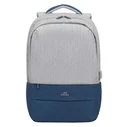 Τσάντα Laptop Riva Prater 17.3" gray/d.blue 7567(Multicolor)
