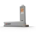 Door lock key Lindy USB Type-C Port Schloss orange