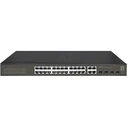 Network Switch LevelOne 24x GE GES-2128 4xGE 4xGSFP 19" Hilbert