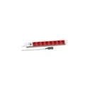 Πολύπριζο EFB 19" 1HE 8xCEE 7/3 red, supply line C14