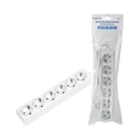 Πολύπριζο Ασφαλείας Logilink 6-fach with protective contact, white