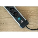 Πολύπριζο Brennenstuhl Premium-ALU-Line 6fach 3m USB