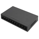 Network Switch Digitus 8+2Port 10/100 30W FE PoE Unmanaged schwa