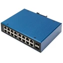 Network Switch Digitus Ind. 16-Port Gigabit Unmanaged blue