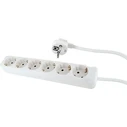 Πολύπριζο Schwaiger 6xSchuko, 1,4m White