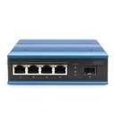 Network Switch Digitus Ind. 4-Port 10/100 30W PoE Unmanaged blue