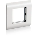 Πρίζα Δικτύου Equip box Frontplatte French Modular 45x45 RAL9010 polybag(White)