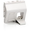 Πρίζα Δικτύου Equip box French 2 Keystone 45x45 RAL9010 polybag