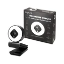 Webcam Logilink FHD 76° Dual-Mikro Autof. Ringlicht Stativ