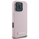 Karl Lagerfeld KLHMP16LPGMSRPP Apple iPhone 16 Pro hardcase FW Metal Plate MagSafe pink