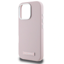 Karl Lagerfeld KLHMP16LPGMSRPP Apple iPhone 16 Pro hardcase FW Metal Plate MagSafe pink